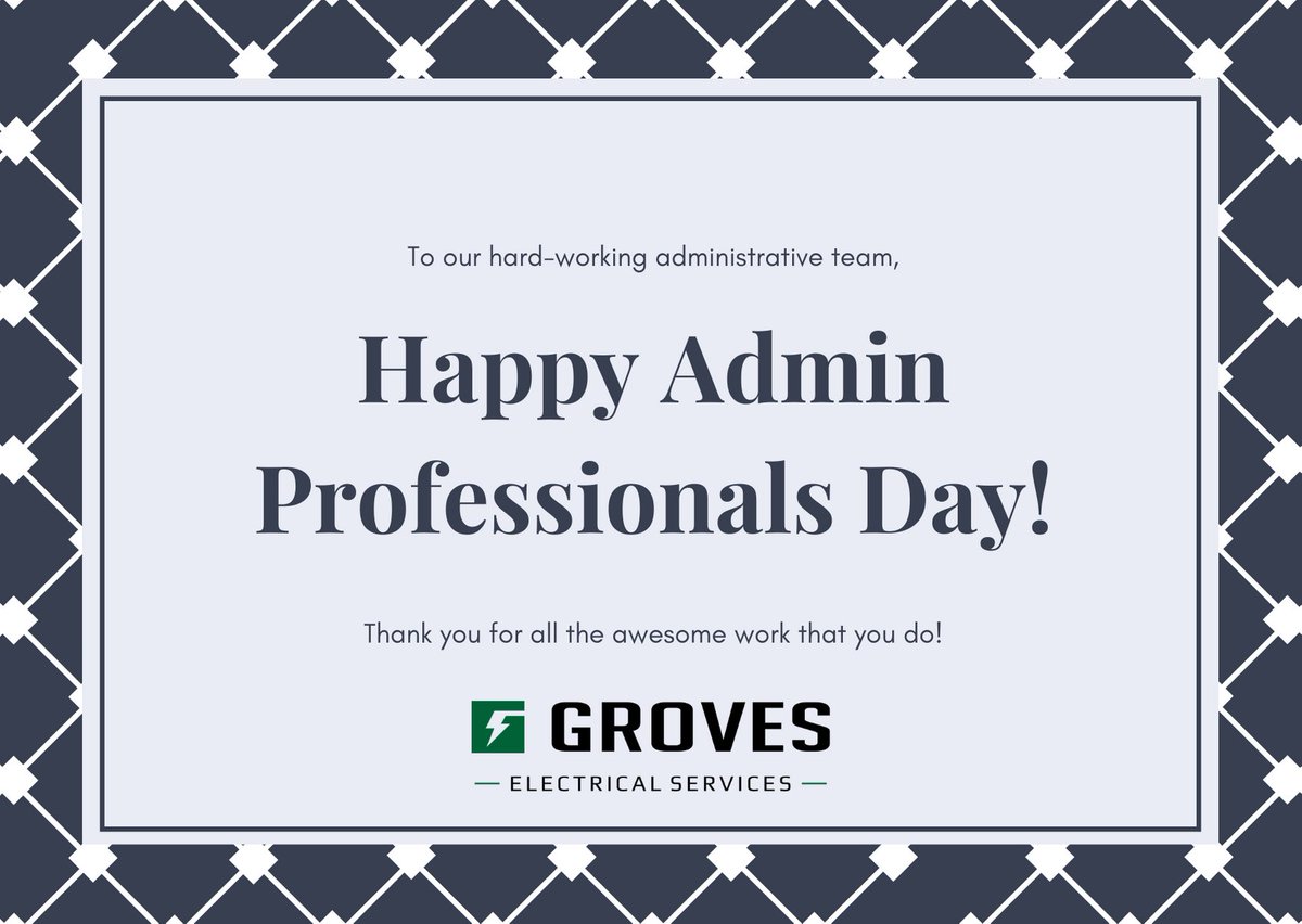 GrovesConst's tweet image. #thankful for our #administrativeprofessionals Happy #administrativeprofessionalsday
