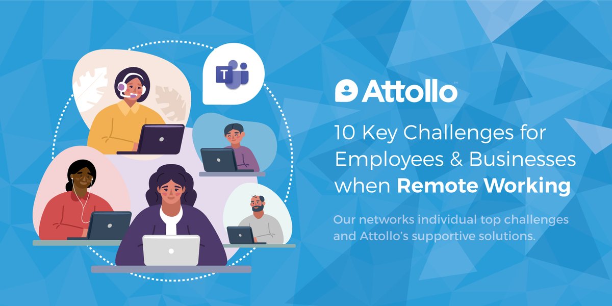 thisisattollo's tweet photo. βοΈ Top 10 Key Challenges for Employees & Businesses when Remote Working: https://t.co/NuwHNdXlSU
#Intranet #AttolloIntranet #RemoteWorkers #TopTips #Blog #DigitalWorkplace #InternalComms #CorporateIntranet #SharePointIntranet #DigitalTransformation #HomeWorking #COVID19 https://t.co/8FEtjNZ8tr