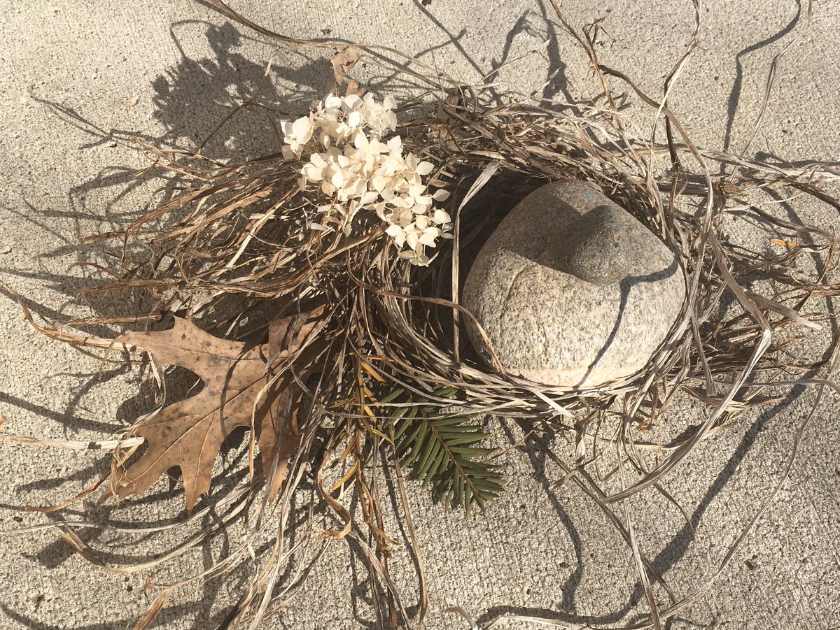 kwishy1's tweet photo. After an early morning walk, I just couldn’t help myself! Happy Earth Day @KMElem artists!! Share your Earth Art in your @Artsonia account with the project named: The Earth Without Art is Just Eh! #earthart #DevelopExcellence #KoMetPRIDE https://t.co/uBywTYT3mA