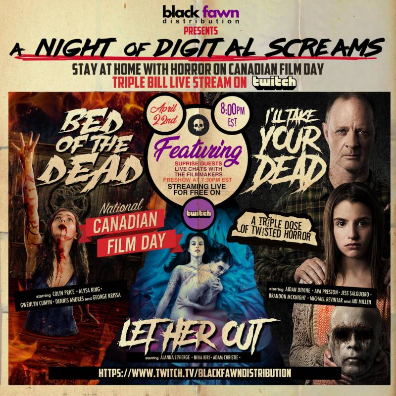Black Fawn Distribution Launches Trio of Film Initiatives in Support of National Canadian Film Day - horrorsociety.com/2020/04/22/bla… #horror #horrornews