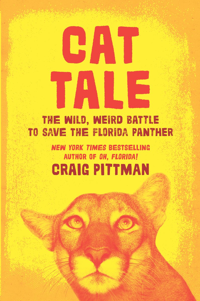 Finally, a personal plug: I highly recommend. as an  #EarthDay50 read, CAT TALE, my new book on how the  #Florida  #panther nearly went extinct and was saved, in part, by the state's schoolchildren.  https://www.indiebound.org/book/9781335938800 10/10