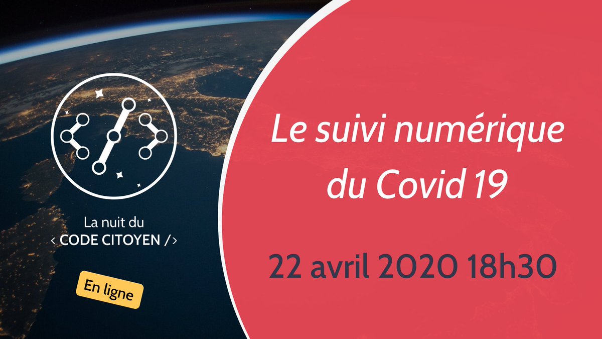 LesBricodeurs's tweet image. On se retrouve dans deux heures sur Twitch pour échanger sur le suivi numérique du Covid-19 avec un panel de spécialistes twitch.tv/lesbricodeurs

Posez vos questions #SuiviCovid19  ou directement sur Twitch 

Fil 👇