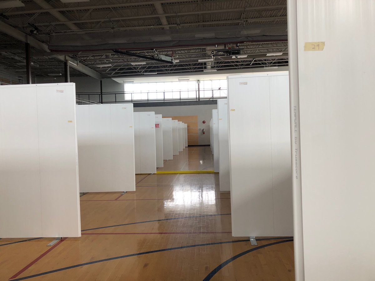 Not only has ⁦<a href="/Bruce_Power/">Bruce Power NGS</a>⁩ donated valuable PPE, but we must also say thank you for their commitment to this region by providing material and support for 2 #COVID19 recovery centres in #Kincardine and #Hanover ⁦<a href="/LucknowsMITF/">Lucknow's Music in the Fields</a>⁩ #Kinsmen had 50 rooms set up in 4 hours!!