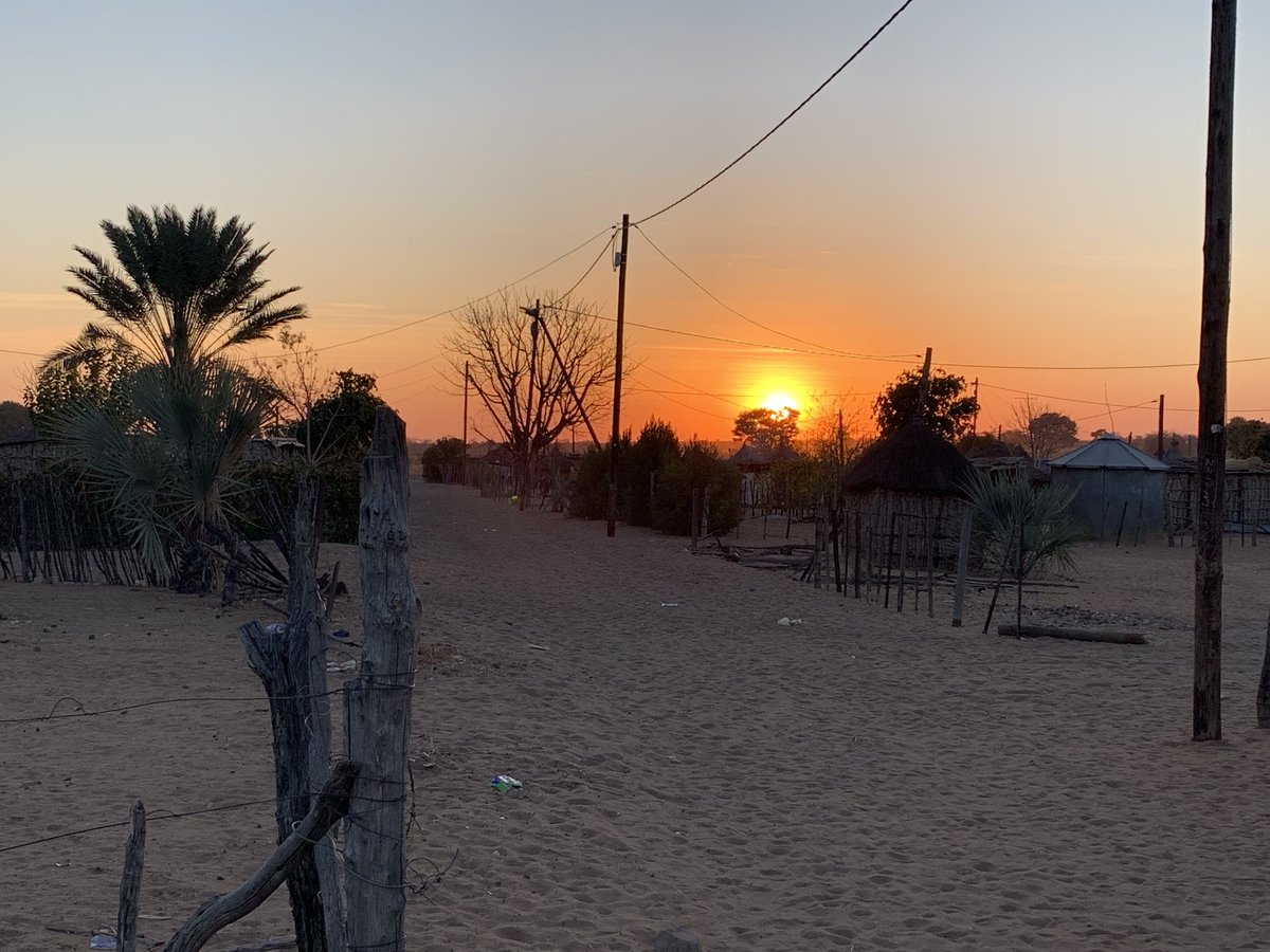 What's your favorite spot in nature? Feel free to add to this thread with your response, or even a pic! Here's mine: Sunset in the village of Mangetti in Namibia (where I taught in 2009 & went back to this past summer).
