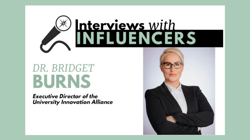 ThirdWayEDU's tweet photo. In five years’, time, @BBurnsEdu and 11 college presidents & chancellors have increased their institutions grad rate for low-income students by 32%. For more on the transformative work of @UIAInnovation read the latest #InterviewsWithInfluencers: https://t.co/Wr0i5ax9dx. https://t.co/b0Opde0O6m
