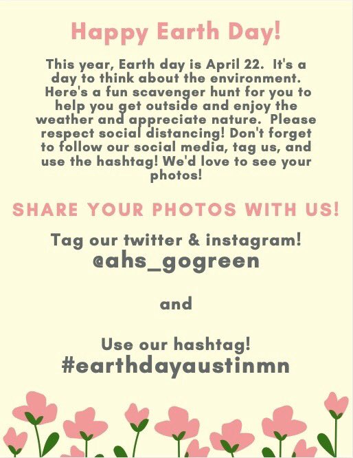 AHS Go Green tweet media