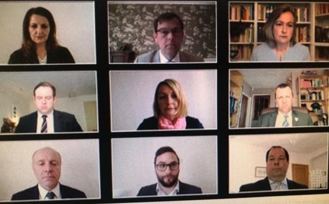 NewportEastLab's tweet image. Great to see both our MP @jessicamordenmp and AM @JGriffithsLab both at the virtual @HouseofCommons #PMQs and @SeneddChamber #FMQs today #Newport