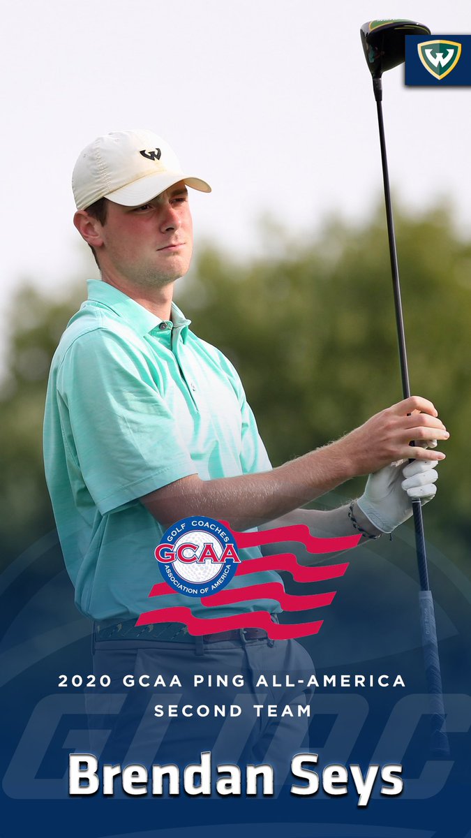 .<a href="/GolfCoachesAssn/">GCAA</a> 2020 NCAA Division II PING All-America Teams Announced 

Second Team🏌️‍♂️
🏅Brendan Seys | WSU

⛳️bit.ly/2VTmq90

#GLIACGOLF #WhereChampionsCompete