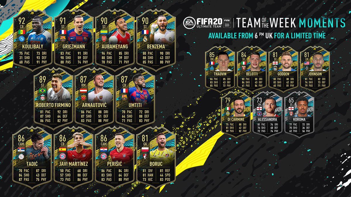 bateson87 (@bateson87) on Twitter photo GIVEAWAY TIME!
RT/FOLLOW myself and <a href="/TyyFIFA/">Tyler Phillips</a>
If we pack AUBA FIRMINO OR GRIEZMANN video it’ll be 12k FIFA Points. Failing that’s 6k!
I’ll pick a random RTer on Friday!
Video will be live at 12pm UK tomorrow 👌 GIVEAWAY TIME!
RT/FOLLOW myself and <a href="/TyyFIFA/">Tyler Phillips</a>
If we pack AUBA FIRMINO OR GRIEZMANN video it’ll be 12k FIFA Points. Failing that’s 6k!
I’ll pick a random RTer on Friday!
Video will be live at 12pm UK tomorrow 👌