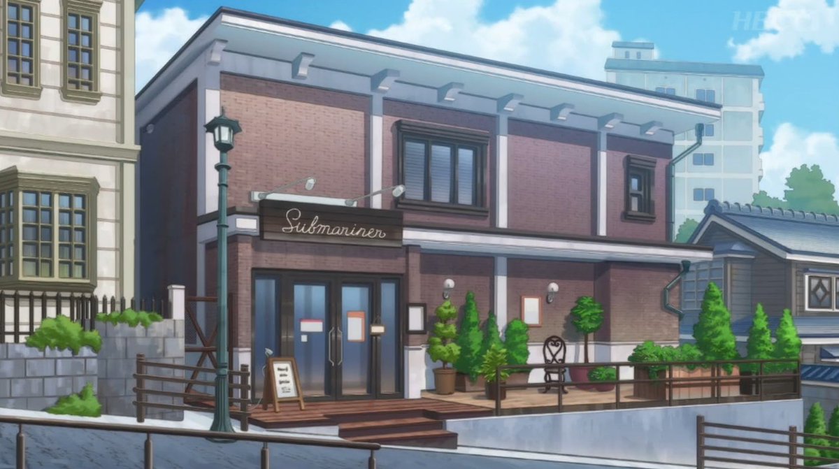 ぐらぴ アルゴナビス聖地案内 アルゴナビス1話より 八幡坂の同じ場所です 水平な駐車場が目印 アルゴナビス Argonavis アルゴナ 01 函館 聖地巡礼