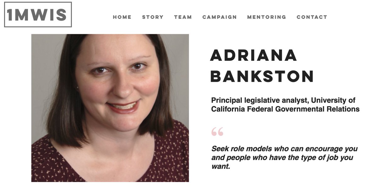 THREAD 29/51Oh hey Adriana Bankston - a principal legislative analyst - who helps researchers connect with policymakers. She& #39;s doing a brilliant job advocating for improving the system & giving young people a voice. She& #39;s fab!Ft & thx  @AdrianaBankston  https://www.1mwis.com/profiles/...