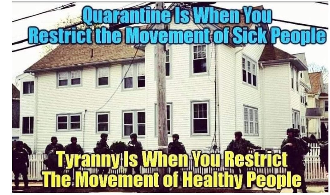 Lockdown compared to  #Holocaust: "If they told you to load your families onto train cars so that you could be taken to Virus Protection Facilities for your own safety, would you do it?" #MichigandersAgainstExcessiveQuarantine  #Opinion https://m.facebook.com/groups/4035375409821058?view=permalink&id=4098917263466872