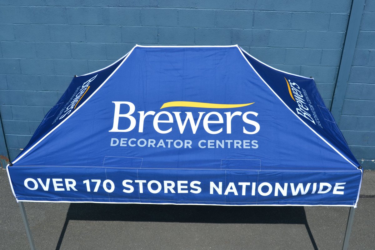 3m x 2m Digitally Printed Instant Shelter For Brewers Decorators Centres #printedshelter #sunleisure #digitalprinting #printedgazebo #bespokeprinting #sunleisureinstantshelters #printedpopups #brandedgazebo