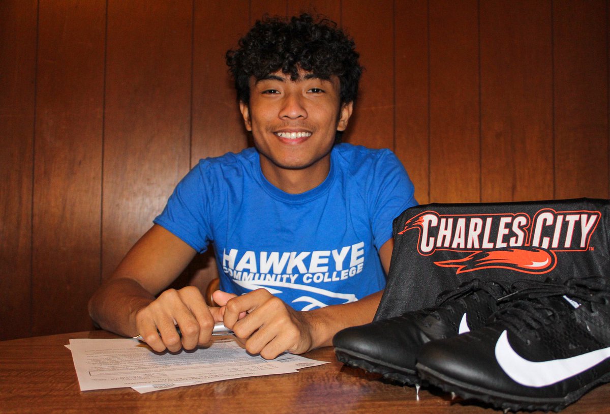 RedTailTrackXC's tweet photo. The RedTails Track & Field Team welcomes Short Hurdler, John Sibuma from Charles City High School to the team! #redtailsrising #redtailstrack https://t.co/idvsQGqEMt