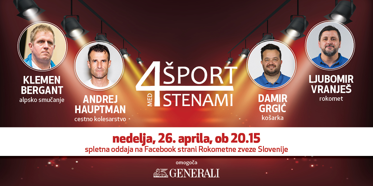 V nedeljo ob 20.15 se bomo v oddaji Šport med 4 stenami spraševali, kakšna je vloga trenerjev v času karantene.