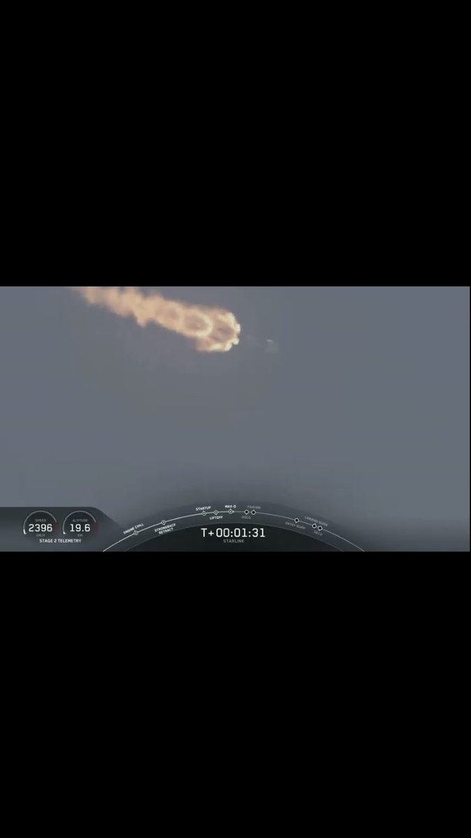 Ja , was mooi rechtstreeks te volgen op Spacex.com 😊😊 en daarna kwamen de cluster geheel volgens dienstregeling overvliegen .