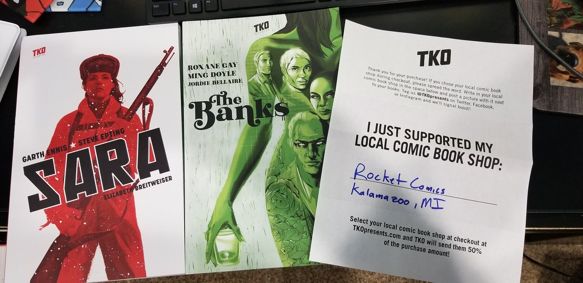 ILikeKevinReed's tweet photo. @iFanboy Pick of the week brough me to @TKOpresents and their great program to contribute half the money to my local comic shop.  Great program and I look forward to digging in. https://t.co/C8Ucdd1xlK