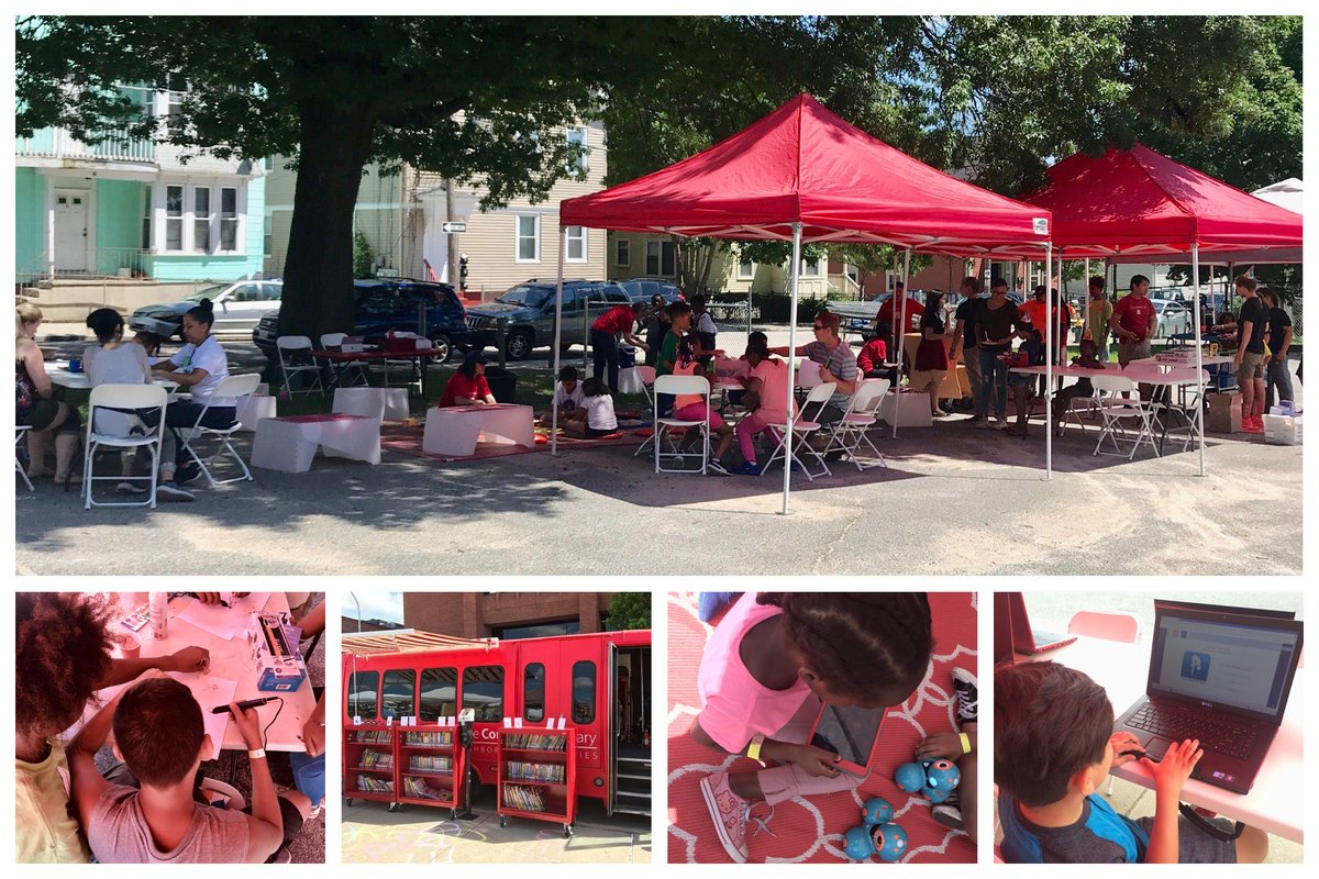 Community Libraries of Providence (@9librariespvd) on Twitter photo On this #NationalBookmobileDay, a look back at summer days in #PVD with @provcomlib's beautiful Big Red Bus & Everyplace Makerspace! <a href="/pvdschools/">Providence Public Schools</a> <a href="/Jorge_Elorza/">Jorge Elorza</a> <a href="/FabNewport/">FabNewport</a> <a href="/rilibraries/">RILA</a> #PVDYoungMakers #SummerReading! #STEMeducation #NationalLibraryWeek #LibrariesStrong On this #NationalBookmobileDay, a look back at summer days in #PVD with @provcomlib's beautiful Big Red Bus & Everyplace Makerspace! <a href="/pvdschools/">Providence Public Schools</a> <a href="/Jorge_Elorza/">Jorge Elorza</a> <a href="/FabNewport/">FabNewport</a> <a href="/rilibraries/">RILA</a> #PVDYoungMakers #SummerReading! #STEMeducation #NationalLibraryWeek #LibrariesStrong