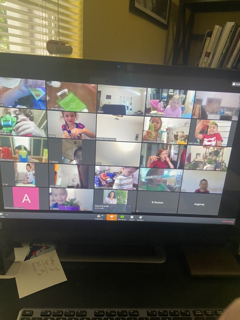 I had an amazing time w/ <a href="/BKinderDLI/">Benteen’s Kindergarten DLI</a> &amp; <a href="/BKindersRock/">Benteen's Kinder</a> today during their live session!! I found something blue &amp; green before I snuck out! Great job @nessa1287 leading today! Whose live <a href="/APSBenteen/">Benteen Elementary</a> will I visit next? 🤔@SoontobeEdD <a href="/AKhan_EdS/">Aiesha Khan</a> @apslat @DrLenice <a href="/DrEmilyAMassey/">DrEmilyAbramsMassey</a>