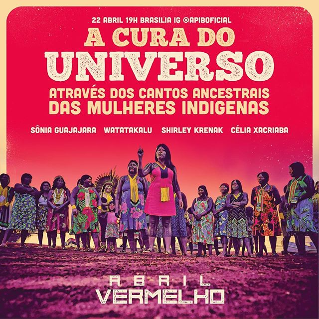 ApibOficial's tweet photo. Somos mulheres que resiste pela força do cantar,
A orientação do nosso pensamento, também vem da força do cocar. Hoje o dia da terra para nós mulheres Indígenas nós também somos a terra, pois a terra se faz em nós, pela força do canto nos conectamos por todos os cantos. https://t.co/08Vbhk3Edn