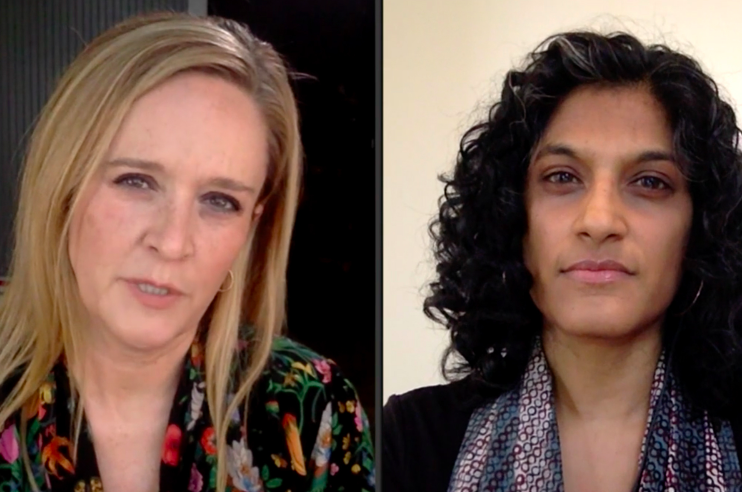 RollingStone's tweet photo. Samantha Bee highlights the continued effort to get personal protective equipment to medical workers during the COVID-19 crisis in a new ‘Full Frontal’ segment https://t.co/RdfSrJYHIu https://t.co/kIMrMLMYcS
