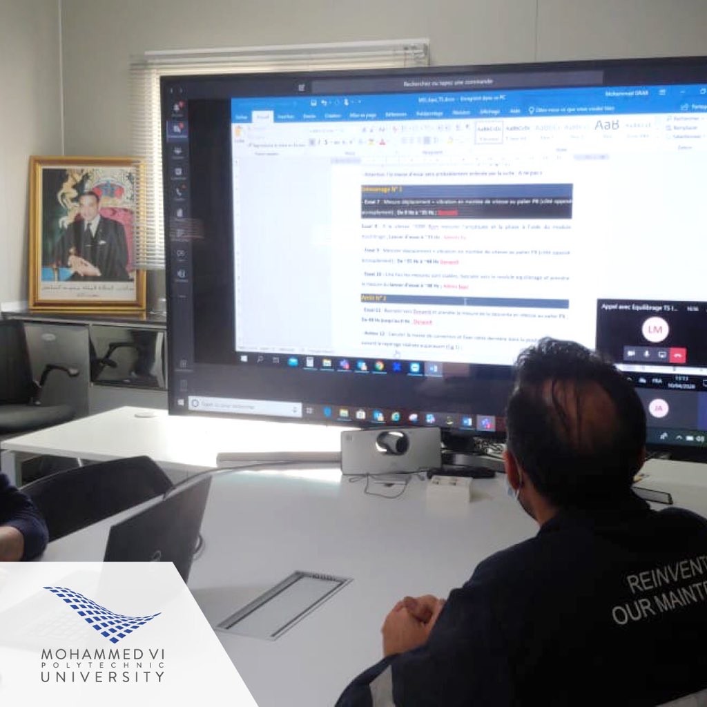 UM6P_officiel's tweet photo. 1/2 Heureux d’annoncer qu' une équipe #OCP Maintenance Solutions et #UM6P a réussi l’exploit de piloter pour la première fois au Maroc, voire au monde, une opération d’équilibrage dynamique à distance d’une turbosoufflante au profit de l’unité industrielle #IMACID. https://t.co/XKfeMB4jgt