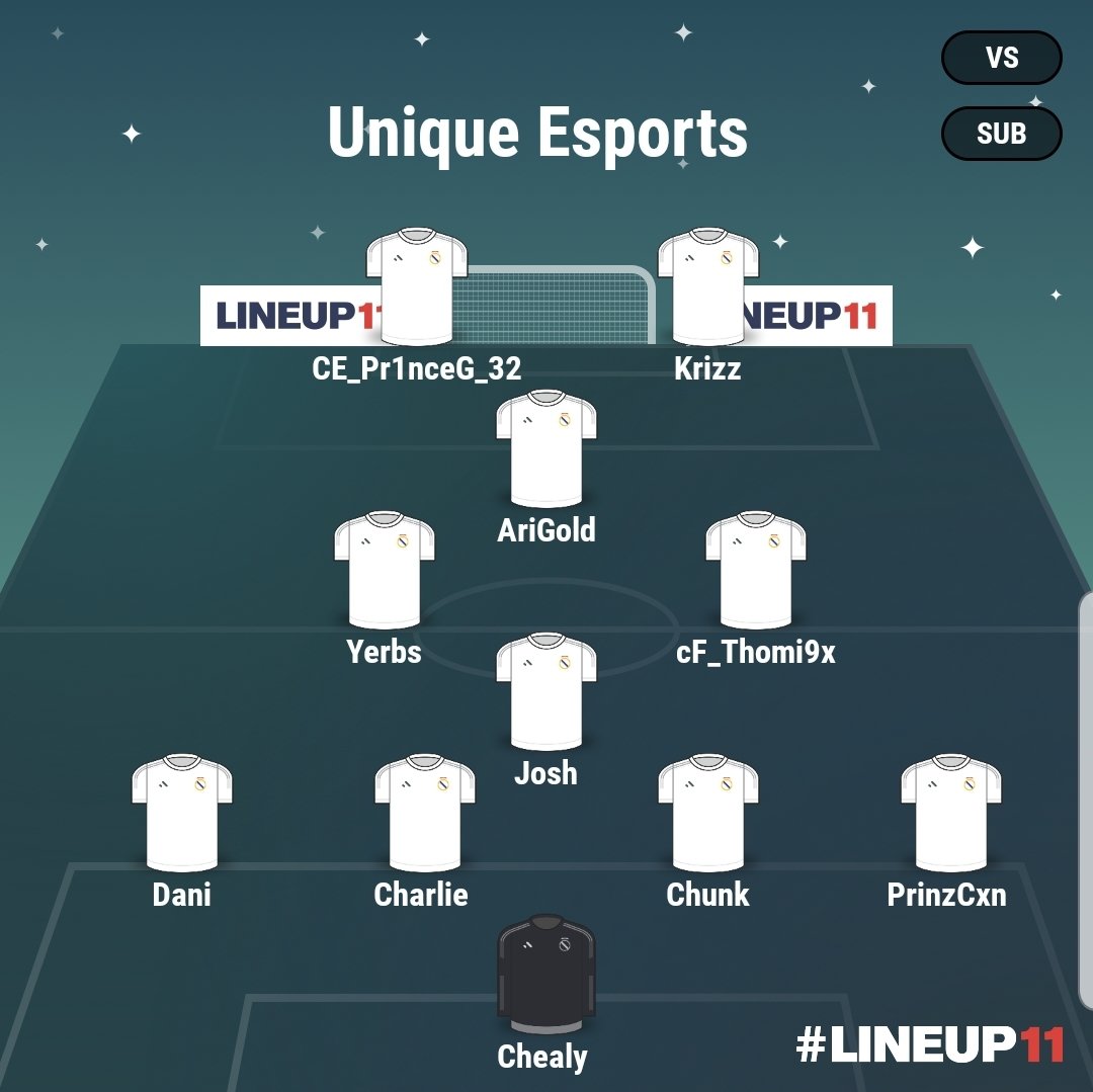 UniqueEsport20's tweet photo. 📄 Tonight's Lineup @VPGLateNight

🏴󠁧󠁢󠁥󠁮󠁧󠁿 @ChealyBFD92
🏴󠁧󠁢󠁷󠁬󠁳󠁿 @CharlieRowley12
🏴󠁧󠁢󠁥󠁮󠁧󠁿 @Dani_20x
🏴󠁧󠁢󠁥󠁮󠁧󠁿 @ChunkAnscombe
🇩🇪 #PrinzCxn 
🏴󠁧󠁢󠁥󠁮󠁧󠁿 @JoshNaks
🏴󠁧󠁢󠁥󠁮󠁧󠁿 @GaryYerby
🇩🇪 #AriGold
🇩🇰 @OfficialKrizz_
🇩🇪 #Mxdric_10x
🇩🇪 @Thomi_9x

@OfficialVPG #WeAreUnique https://t.co/uyyIyAhefc