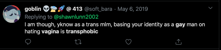 Riley J, Genital Preferences are Transphobic, Dennis. https://www.youtube.com/watch?time_continue=1&v=k5GYlZKfBmI&feature=emb_logo