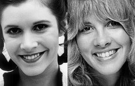 nicolemih's tweet photo. Has anyone else ever noticed how much Stevie Nicks and Carrie Fisher look alike or is that just me? https://t.co/xSqJkHqMaI