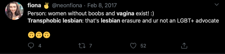 Riley J, Genital Preferences are Transphobic, Dennis. https://www.youtube.com/watch?time_continue=1&v=k5GYlZKfBmI&feature=emb_logo