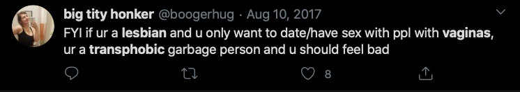 Riley J, Genital Preferences are Transphobic, Dennis. https://www.youtube.com/watch?time_continue=1&v=k5GYlZKfBmI&feature=emb_logo