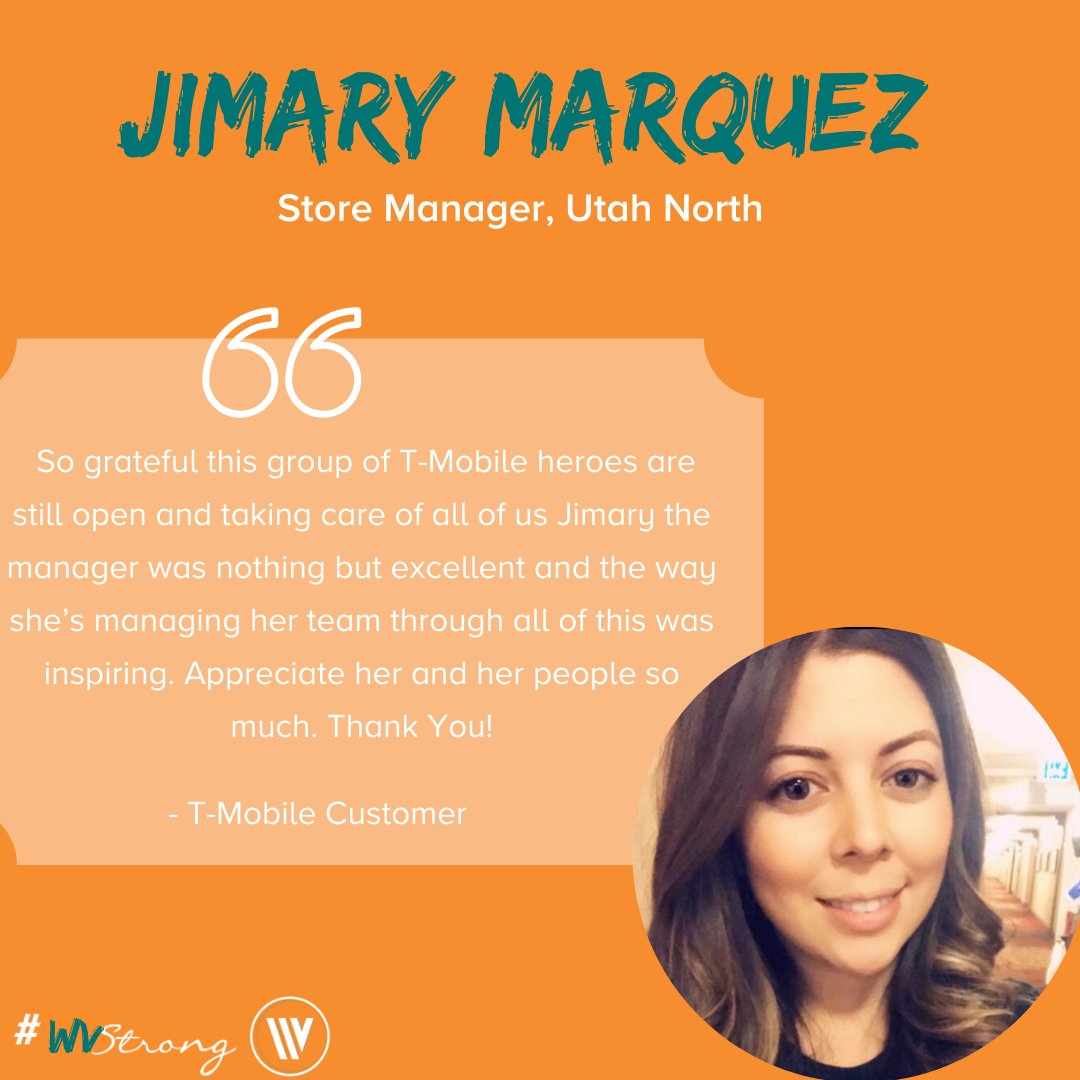 WirelessVision's tweet photo. "Jimary was nothing but excellent and the way she's managing her team through all of this was inspiring"✨ Give a 👏🏽 to this A-Player right here! #LevelUp @thatsammori
@JRojas537
@aarontubbs_
@SByrneDoyle
@FirestoneJosh
@TMobile 
@Bmcalis 
@whicker_jack 
@JimaryMarquez https://t.co/QKLWA1Mliy