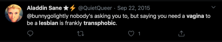 Riley J, Genital Preferences are Transphobic, Dennis. https://www.youtube.com/watch?time_continue=1&v=k5GYlZKfBmI&feature=emb_logo