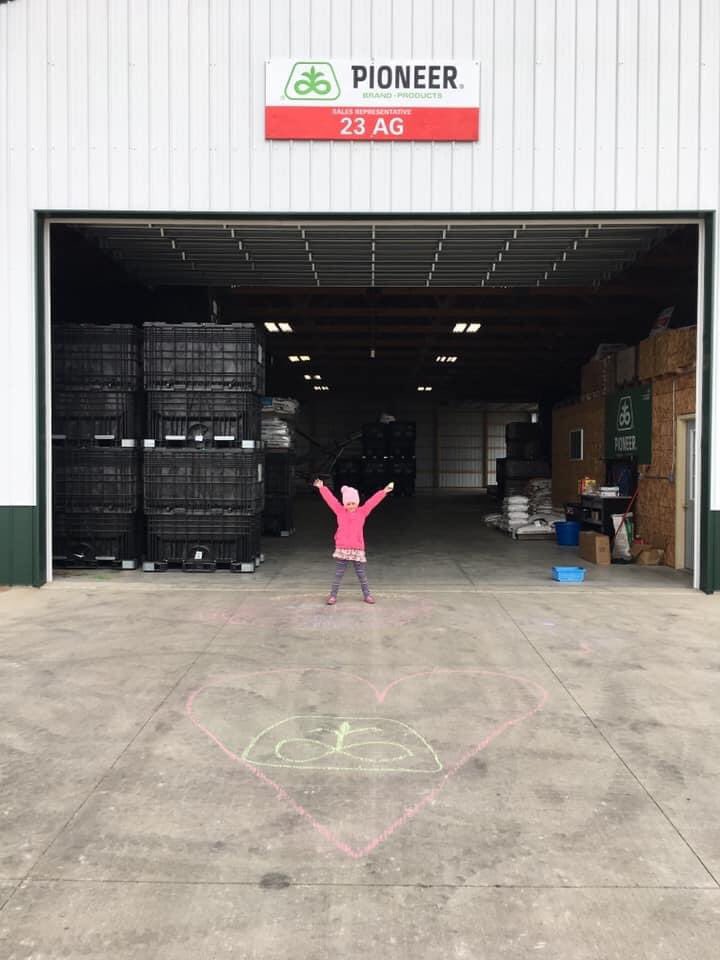 We thought the seed shed needed a bit more decorating.  <a href="/PioneerSeeds/">Pioneer Seeds U.S.</a> <a href="/corteva/">Corteva Agriscience</a>