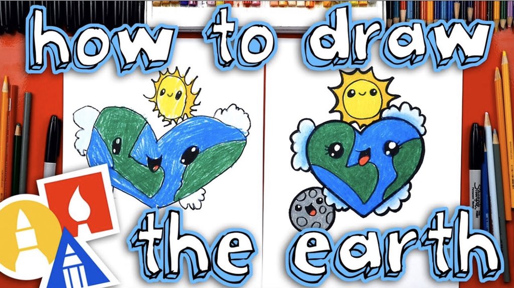 OTEgranitz's tweet photo. Happy Earth Day from my sweet friends! ๐ We did a directed drawing over zoom today in honor of our great planet! Remember to reduce, reuse, and recycle โป๏ธ, as well as conserve water ๐ง, plant a tree ๐ณ , & volunteer! #oteROCKS @OTECougars https://t.co/ubrbBAOMN4