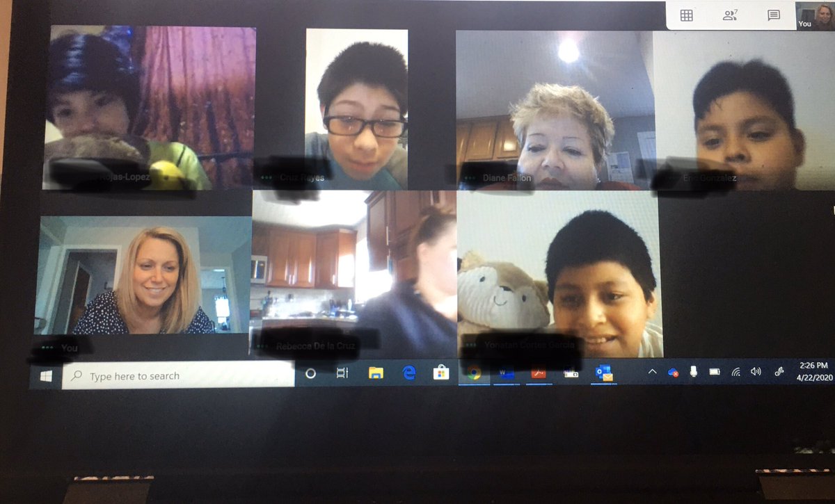 Our class meetings make me so happy! I miss our kids so much!!❤️ <a href="/lincolnasd4/">Lincoln School</a> #ASD4ALL