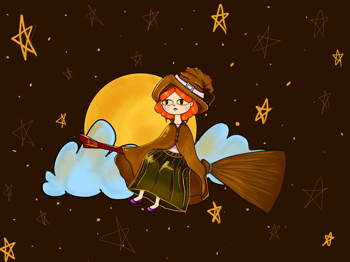 Atisto2's tweet image. Персик или осенний лист)
Рисовала давно, но обрабатывала в графике зимой