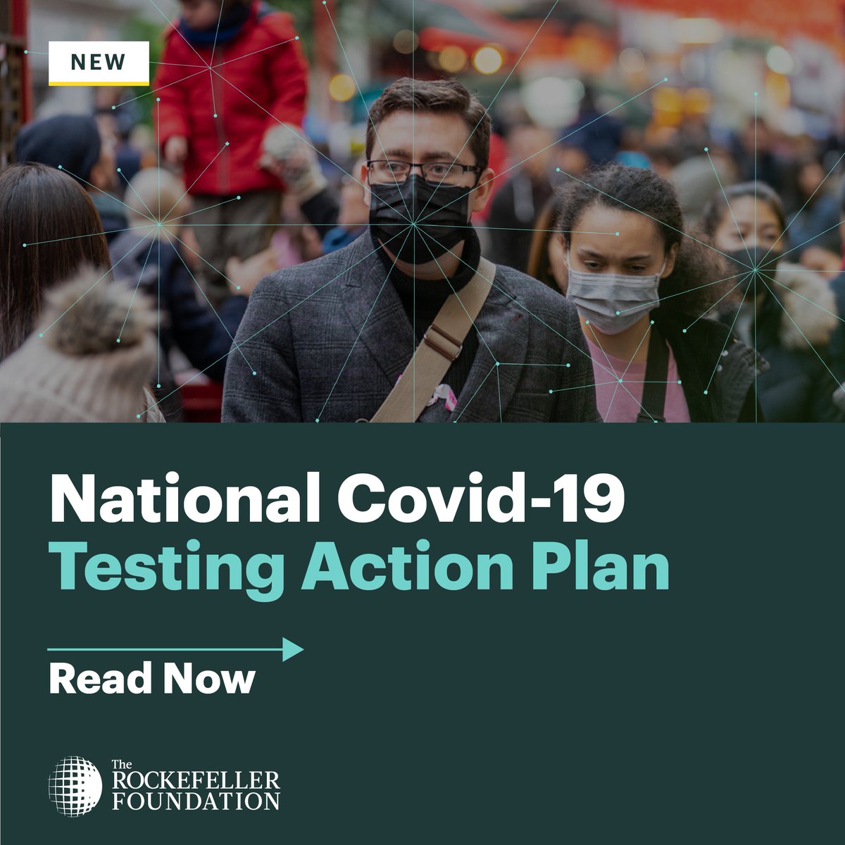 Embargoed until 12:01am EDT, Tuesday, April 21, 2020: The  #Rockefeller Foundation has created a National  #Covid19 Testing Action Plan intended to serve as a resource guide for the "largest public health testing program in American history".