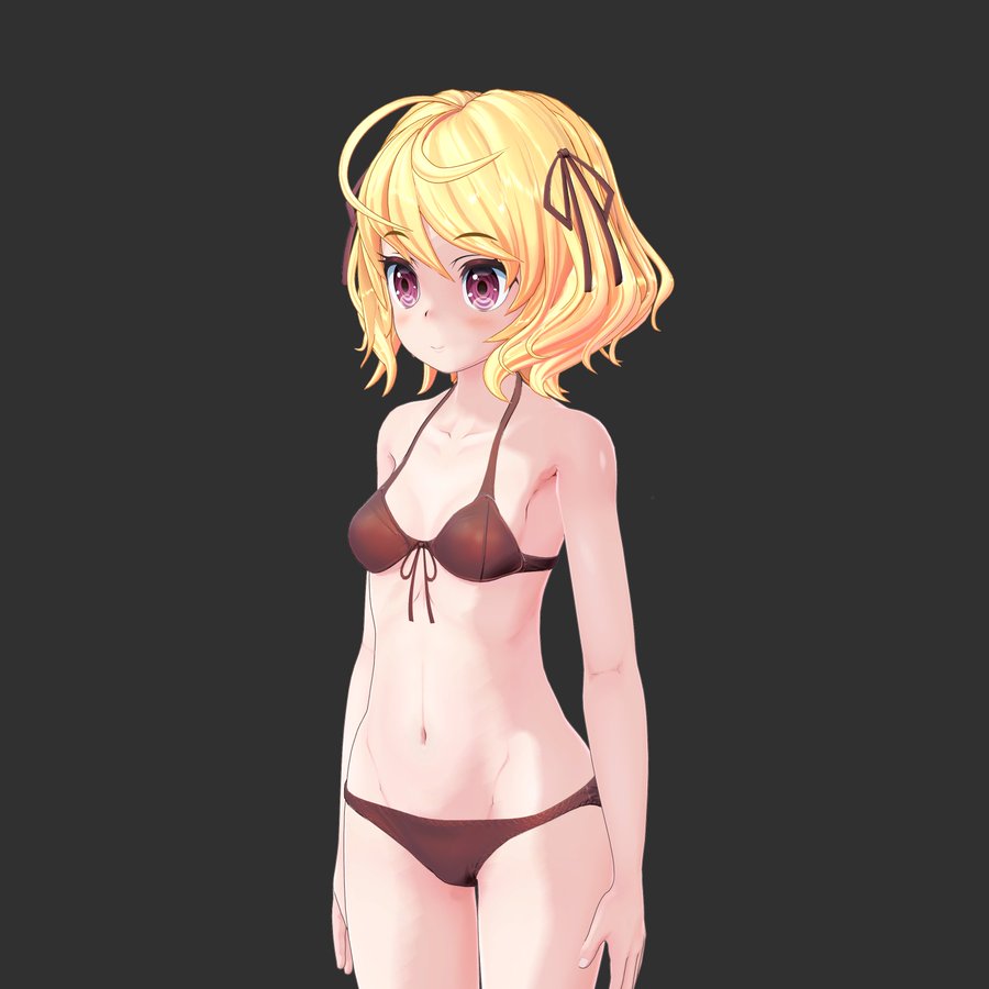 ゲームモデル用に商業利用でも使える女性素体フリーモデルを無料でダウンロード出来ます 3dcg最新情報サイト Modeling Happy