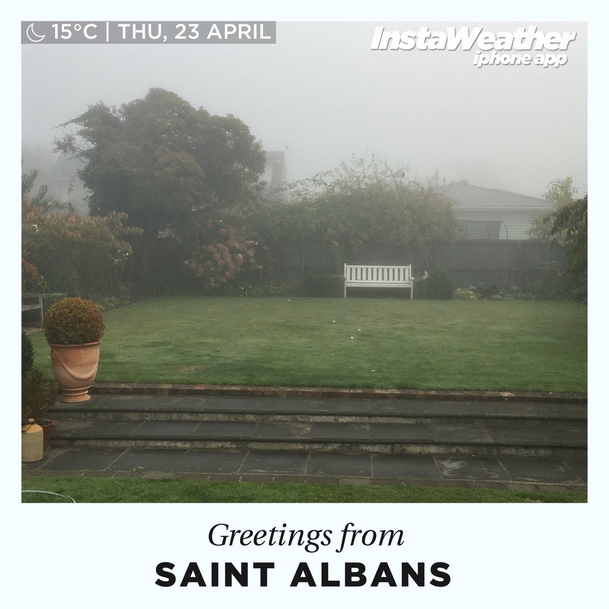 Photo made by instaweather. Autumn is here in St Albans
