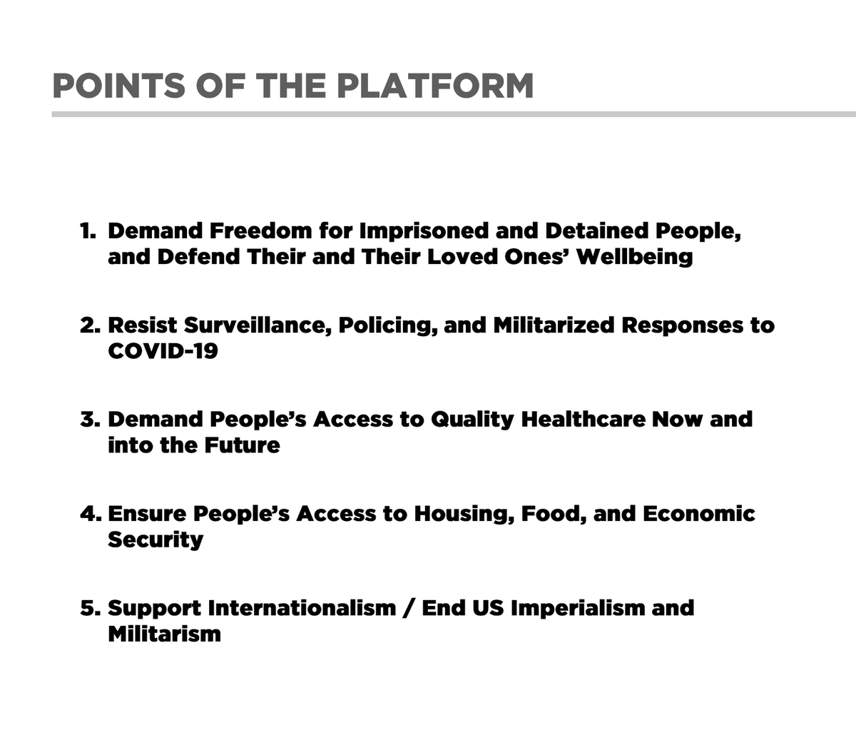 This platform is an offering to our movements, and we hope that it will inspire communities to continue articulating and using abolition as a powerful strategy in a time of uncertainty, hope, and solidarity.