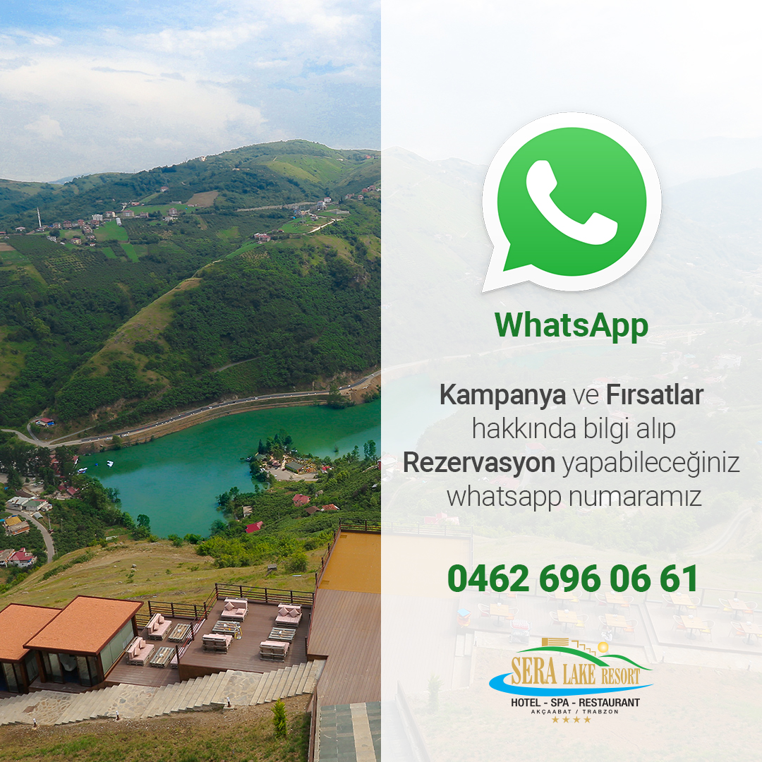 SeraLakeResort's tweet photo. ✔ Kampanya ve Fırsatlar hakkında bilgi alıp, Rezervasyon yapabileceğiniz whatsapp numaramız 0462 696 06 61 #trabzon #akçaabat https://t.co/kd5ZJ1XBzz