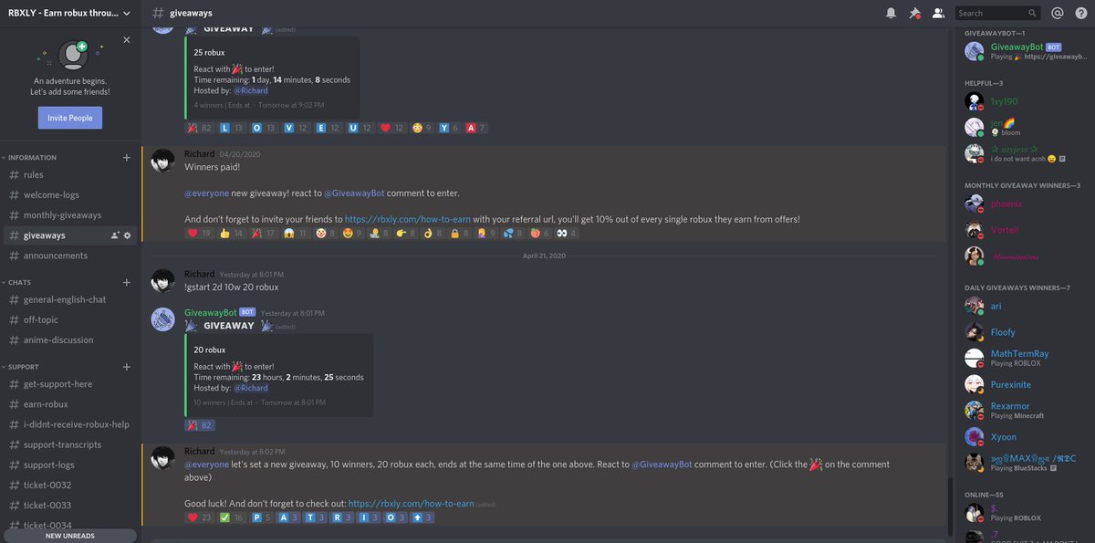 Rbxly Rbx Giveaway Pinned On Twitter Our Monthly Youtube Contest Has Started Enter For A Chance To Get 1000 Robux Https T Co S7tfeyhcqb Don T Forget To Also Join Our Discord To Participate - discord robux giveaway
