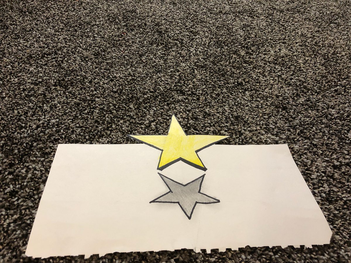 Distance learning science this week is all about stars. Served up with a side assignment of art.  Ck out a student's 3d optical illusion. <a href="/JETurnerSchool/">JE Turner School</a> <a href="/MCPSS_SuperSci/">Stephanie LeGrone</a> <a href="/MobilePublicSch/">MobilePublicSchools</a>