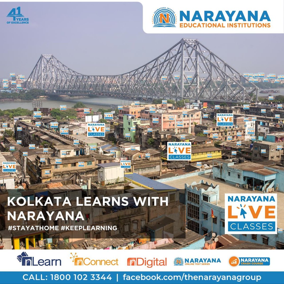 NarayanaEdu's tweet photo. At Narayana learning never stops. #Kolkata learns with Narayana. 

#StayatHome #KeepLearning #IndiaLearnsWithNarayana  #NarayanaLiveClasses #nLearn https://t.co/qYMoy3Iet0