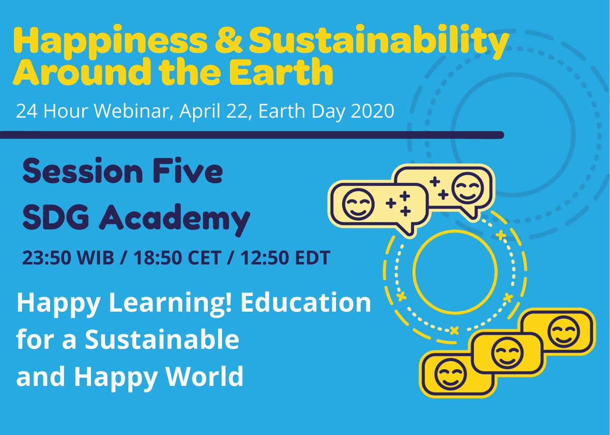 In 1 hour! Join us for a panel on #ESD featuring <a href="/UNESCO/">UNESCO 🏛️ #Education #Sciences #Culture 🇺🇳</a>'s Alexander Leicht, @bankimooncentre's <a href="/MonikaFroehler/">Monika Fröhler</a>, &amp; <a href="/TCSustainable/">Center for Sustainable Futures at Teachers College</a>'s <a href="/OrenPizmonyLevy/">Oren Pizmony-Levy🌍</a>. Moderated by <a href="/FlorLibrizzi/">Florencia Librizzi</a>. 
Part of <a href="/UNSDSN/">SDSN</a>'s #24HoursOfHappiness. 😄Join now ➡ unsdsn.org/24hour-webinar #TeachSDGs #ESDfor2030