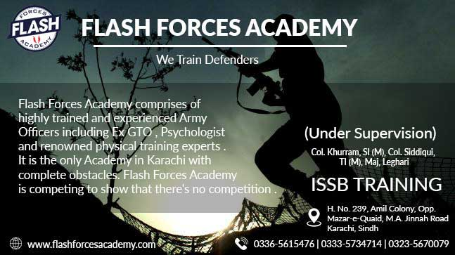 forcesacademy's tweet photo. ISSB Test Preparation
#Pak_Army #Pak_Navy #PAF
*Flash Forces Academy comprises of highly trained and experienced Army Officers including Ex GTO , Psychologist and renowned physical training experts . It is the only Academy in Karachi with complete obstacles. https://t.co/U6RmPidTQY