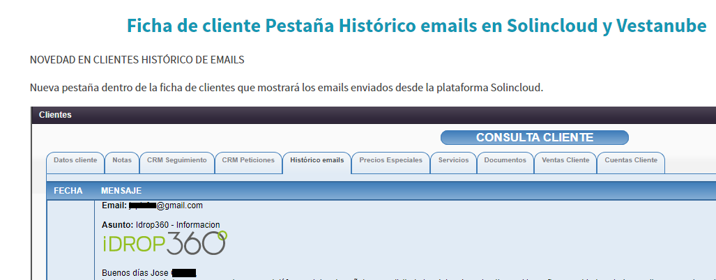 Solincloud's tweet photo. En #solincloud hemos añadido una pestaña a la ficha de #clientes en la que se conserva el historico de los emails enviados a ese cliente https://t.co/Qx5LqLNmwa
Mejoramos nuestro #Software #Cloud y facilitamos el #teletrabajo https://t.co/n91Fiv7yXO