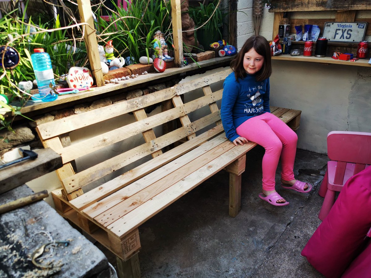 AquaGraphixUK's tweet photo. @Maepyear45 Hollie's learning life skills. Carpentry and gardening. https://t.co/qhk9JqOAt3