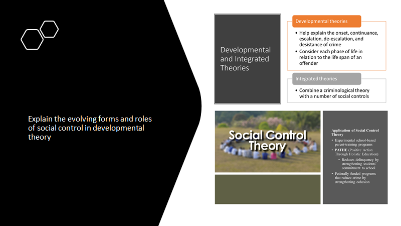Over the past several years, a number of attempts have been made to re-conceptualize social control by joining, merging, integrating, and testing different theoretical hypotheses and propositions. #MoraineValley  #MVCCOnline  #CRJ105  #SocialControl